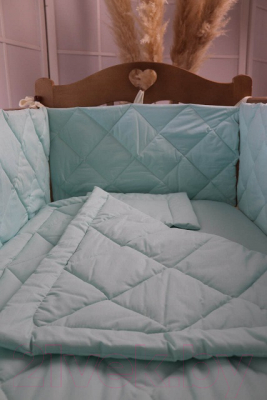 Комплект постельный для малышей Сладкие грезы Премиум X7568992 (поплин/ментол)