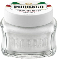 Крем для бритья Proraso Для чувствительной кожи с зеленым чаем и овсом (100мл) - 