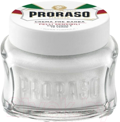 Крем для бритья Proraso Для чувствительной кожи с зеленым чаем и овсом (100мл)