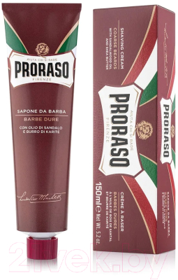 Крем для бритья Proraso Питательный с маслом сандала и маслом ши (150мл)