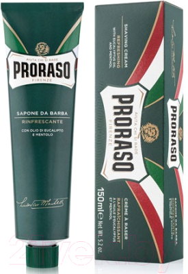Крем для бритья Proraso Освежающий с маслом эвкалипта и ментолом (150мл)