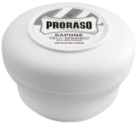 Мыло твердое Proraso Для бритья чувствительной кожи с зеленым чаем и овсом (150мл) - 