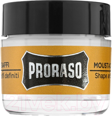 Воск для укладки бороды Proraso Wood And Spice для усов (15мл)