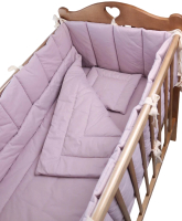 Комплект постельный для малышей Сладкие грезы Премиум X7640910 (поплин/светлая лаванда) - 