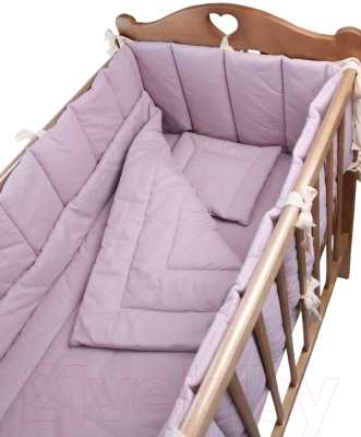 Комплект постельный для малышей Сладкие грезы Премиум X7640910 (поплин/светлая лаванда)