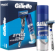 Набор для бритья Gillette Станок M3 Turbo + Гель для бритья масло какао (200мл) - 