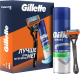 Набор для бритья Gillette Станок Fusion + Гель для бритья Алоэ (200мл) - 