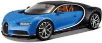 Масштабная модель автомобиля Bburago Bugatti Chiron / 18-11040 (синий) - 