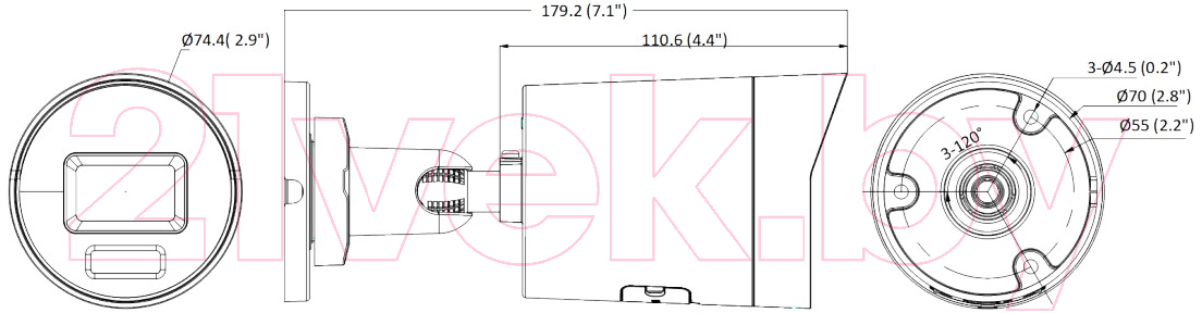 IP-камера Hikvision DS-2CD2047G2H-LIU