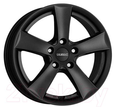 Литой диск Dezent TD 17x7" 5x112мм DIA 57.1мм ET 40мм Black Matt