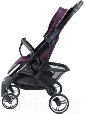 Детская прогулочная коляска Nobumi Sigma Муфта черная рама (фиолетовый)