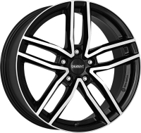 

Литой диск, TR 17x7" 5x112мм DIA 57.1мм ET 40мм Black Polished