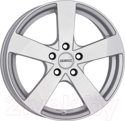 Литой диск Dezent TD 17x7" 4x100мм DIA 60.1мм ET 45мм Silver