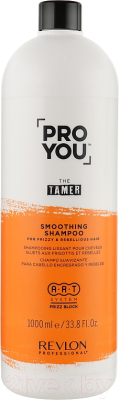 Шампунь для волос Revlon Professional Pro You Tamer Разглаживающий для вьющихся непослушных волос (1л)