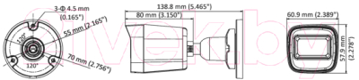 Аналоговая камера HiWatch Ecoline HDC-B020(B) (2.8mm)