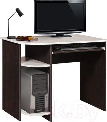 Компьютерный стол Мебель-Класс Компакт (венге/ясень шимо светлый)