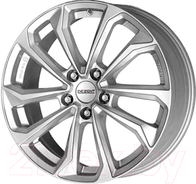 Литой диск Dezent KS 17x7" 5x114.3мм DIA 67.1мм ET 50мм Silver