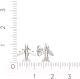 Миниатюра изображения товара Серьги из серебра ZORKA 0300348.ZZ