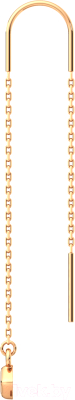 Серьги из розового золота ZORKA 300207.9K.R