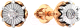 Серьги из комбинированного золота ZORKA 3D00134.14K.B (с бриллиантами) - 