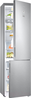 Холодильник с морозильником Samsung RB37P5491SA/WT