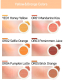 Миниатюра изображения товара Румяна The Saem Saemmul Single Blusher OR01 Mandarine Kiss (5г)