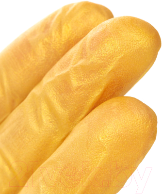 Перчатки одноразовые Adele Для индустрии красоты нитриловые неопудренные (S, 100шт, золотистый)