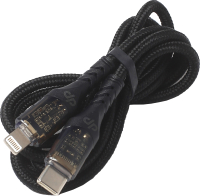 Кабель Digitalpart LC-350T USB-C to Lightning (черный) - 