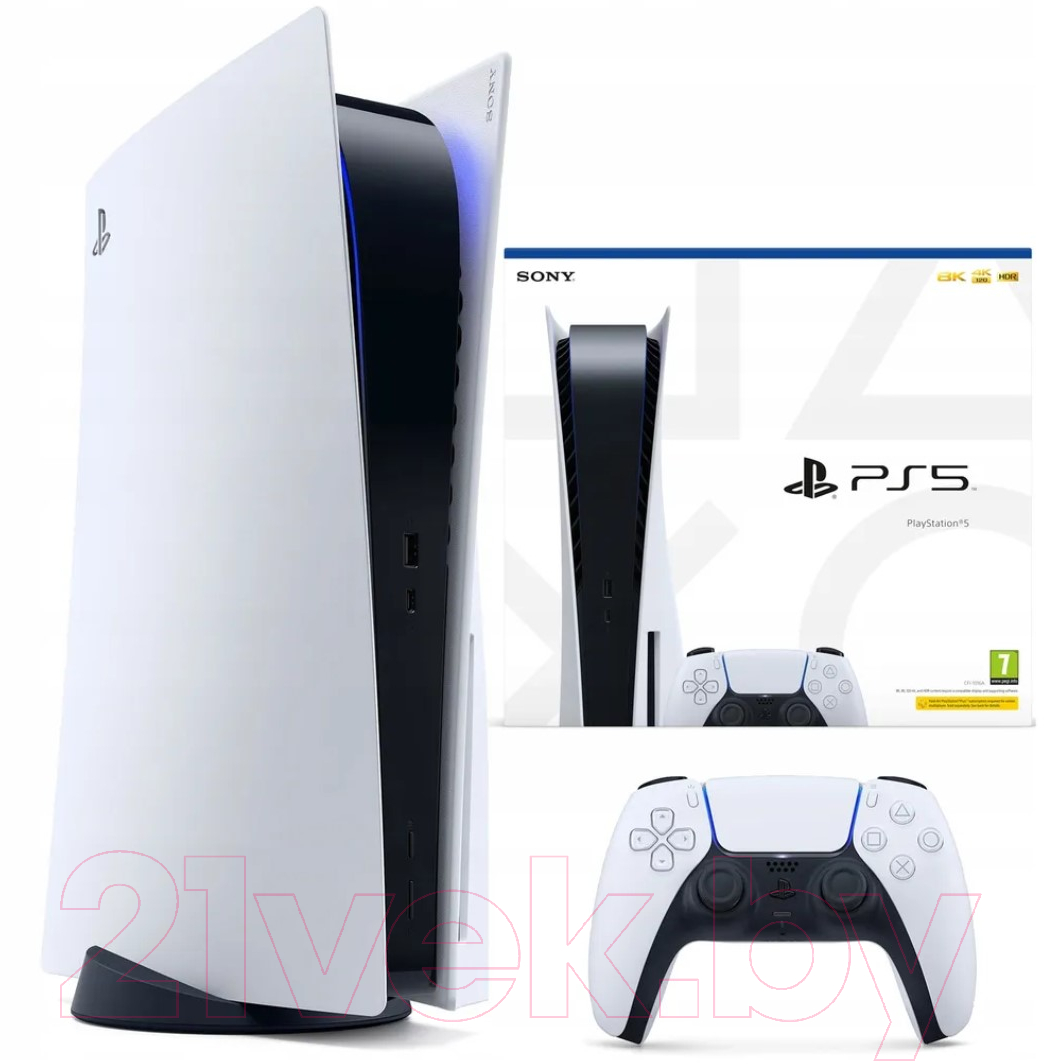 Игровая приставка Sony PlayStation 5 + геймпад Sony PS5 DualSense