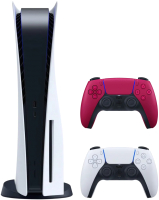 Игровая приставка Sony PlayStation 5 + геймпад Sony PS5 DualSense (красный) - 