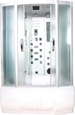 Душевая кабина Водный мир ВМ-8828 150x85 (белый/матовое стекло)