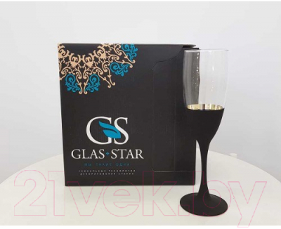 Набор бокалов Glasstar Блэкстайл-3 LB-1687-3 (6шт)