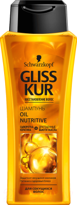 Шампунь для волос Gliss Kur Oil Nutritive для секущихся волос (250мл)