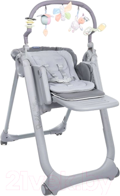 Стульчик для кормления Chicco Polly Magic Relax (Graphite)