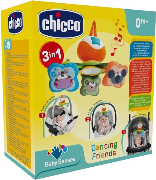 Подвеска на кроватку Chicco Танцующие друзья / 903