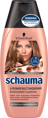 Шампунь для волос Schauma 6 Уровней восстановления (225мл)