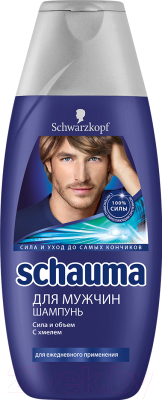 Шампунь для волос Schauma Сила и объем с хмелем для ежедневного применения (225мл)