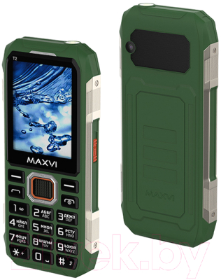 Мобильный телефон Maxvi T2 (зеленый)