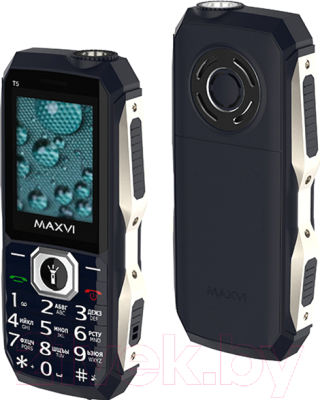Мобильный телефон Maxvi T5 (темно-синий)