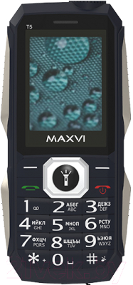 Мобильный телефон Maxvi T5 (темно-синий)