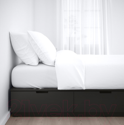 Изображение товара Двуспальная кровать Ikea Нордли 103.727.83