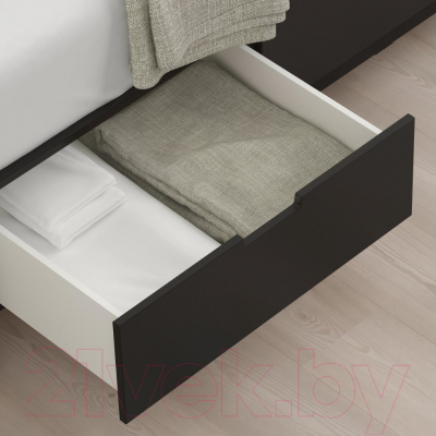 Изображение товара Двуспальная кровать Ikea Нордли 103.727.83