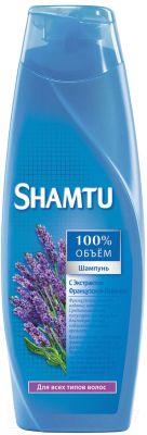 

Шампунь для волос Shamtu, Свежесть лаванды с экстрактом французской лаванды д/норм. волос
