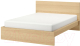 Миниатюра изображения товара Двуспальная кровать Ikea Мальм 092.109.42