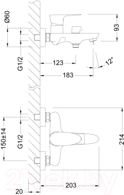 Смеситель LEMARK Hepo LM0214C