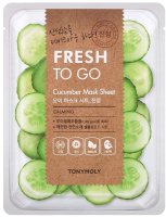 

Маска для лица тканевая, Fresh To Go Cucumber Mask Sheet