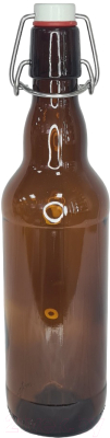 Набор бутылок ВСЗ 500мл с бугельной пробкой (16шт, коричневый)