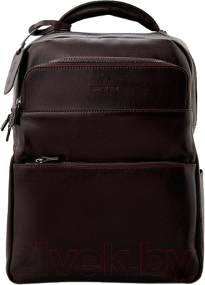 Рюкзак George Kini Gk.Men Leather Backpack (темно-коричневый)