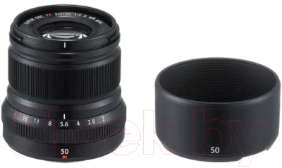Стандартный объектив Fujifilm XF 50mm f/2 R WR (черный)