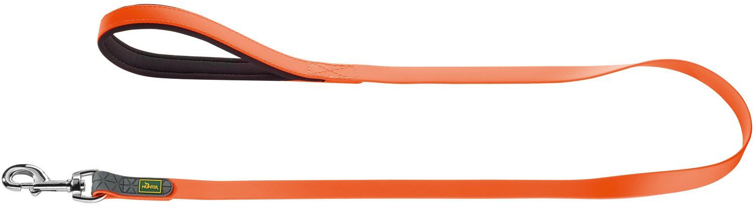 Поводок HUNTER Leash Convenience 20/120 / 63078 (неоновый оранжевый)